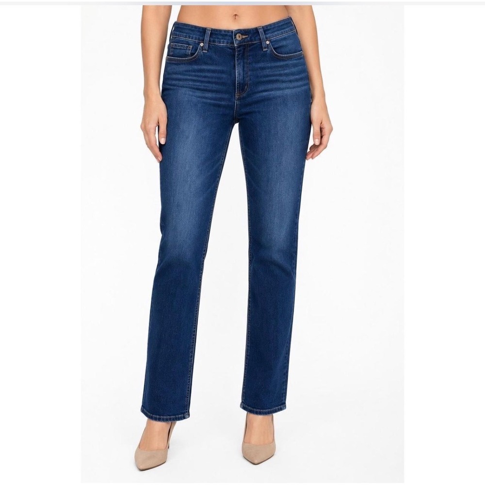 Silver Jeans Co Avery Straight Leg Jeans Dark Wash High Rise W32 L29